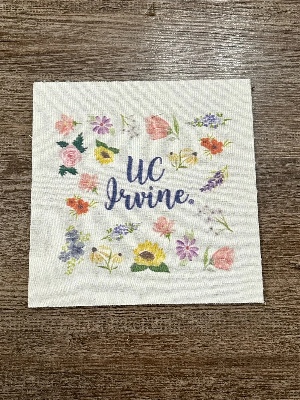 UC Irvine Floral Canvas Wall Art - Multicolor
